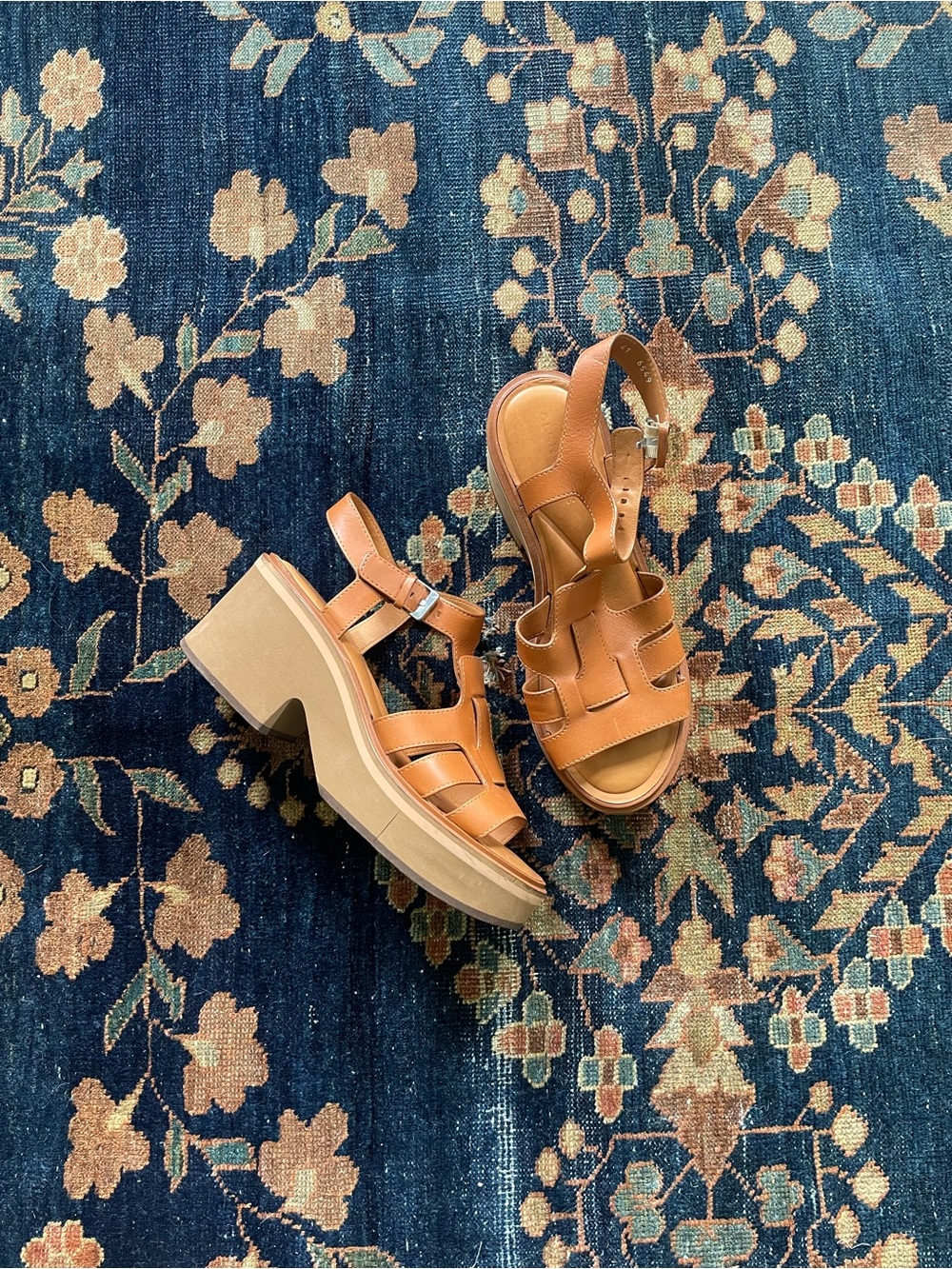 Clergerie Clea Leather Platform Sandals